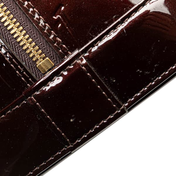 Pre-owned Louis Vuitton Monogram Vernis Alma GM Purple