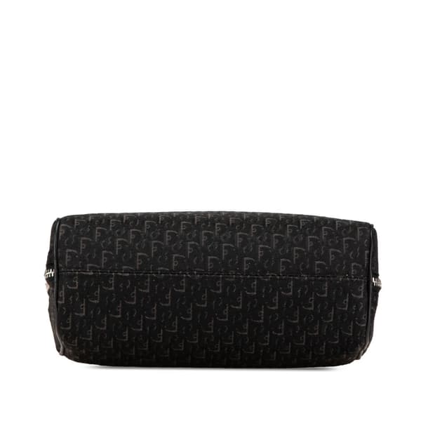 Pre-owned Dior Diorissimo Trotter Canvas Handbag Black
