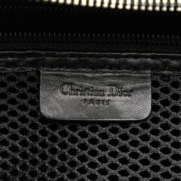 Pre-owned Dior Diorissimo Trotter Canvas Handbag Black
