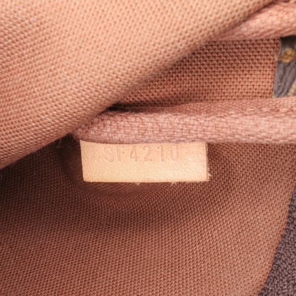 Pre-owned Louis Vuitton Monogram Mini Pochette Accessoires Brown