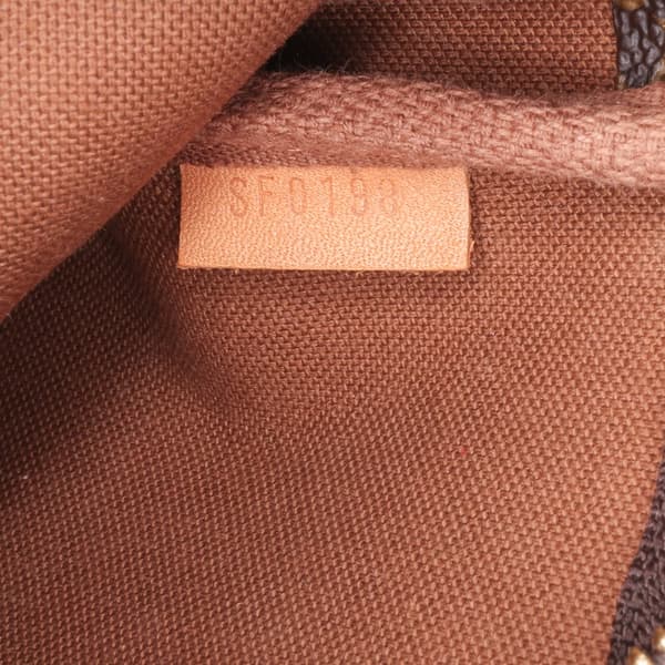 Pre-owned Louis Vuitton Monogram Mini Pochette Accessoires Brown