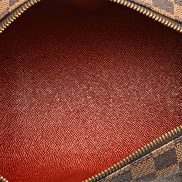 Pre-owned Louis Vuitton Damier Ebene Papillon 30 Brown