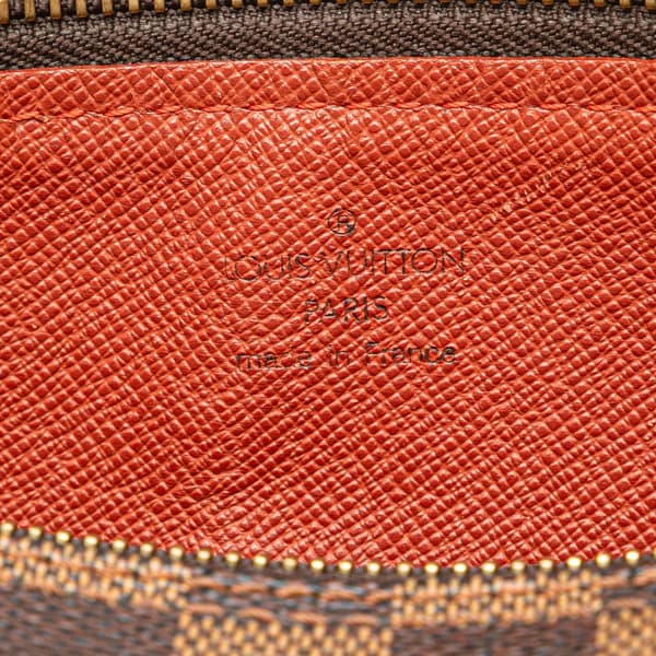 Pre-owned Louis Vuitton Damier Ebene Papillon 30 Brown