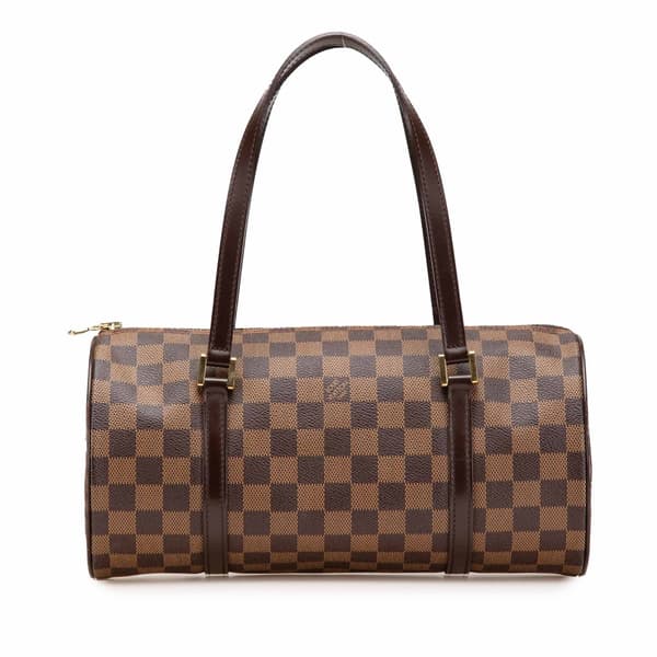 Pre-owned Louis Vuitton Damier Ebene Papillon 30 Brown