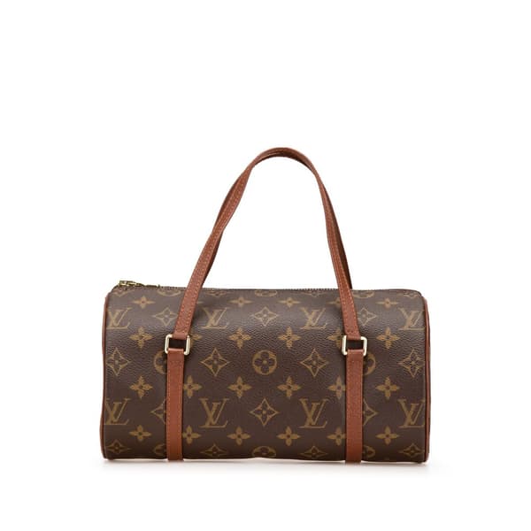 Pre-owned Louis Vuitton Monogram Papillon 26 Brown