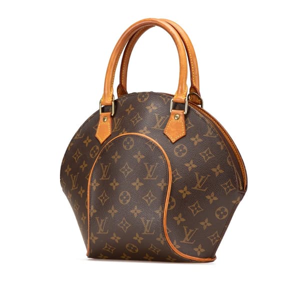 Pre-owned Louis Vuitton Monogram Ellipse PM Brown