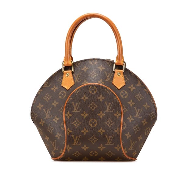 Pre-owned Louis Vuitton Monogram Ellipse PM Brown
