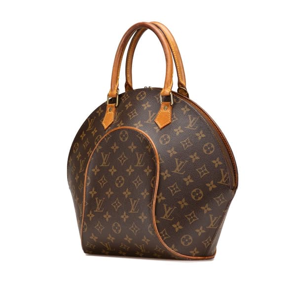 Pre-owned Louis Vuitton Monogram Ellipse MM Brown