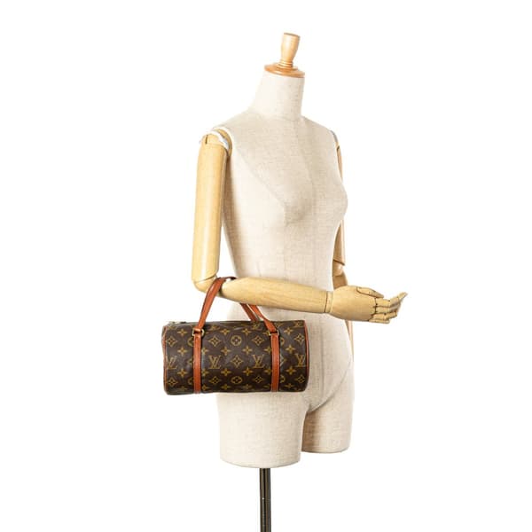 Pre-owned Louis Vuitton Monogram Papillon 26 Brown