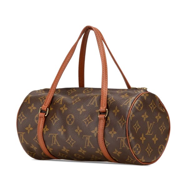 Pre-owned Louis Vuitton Monogram Papillon 26 Brown