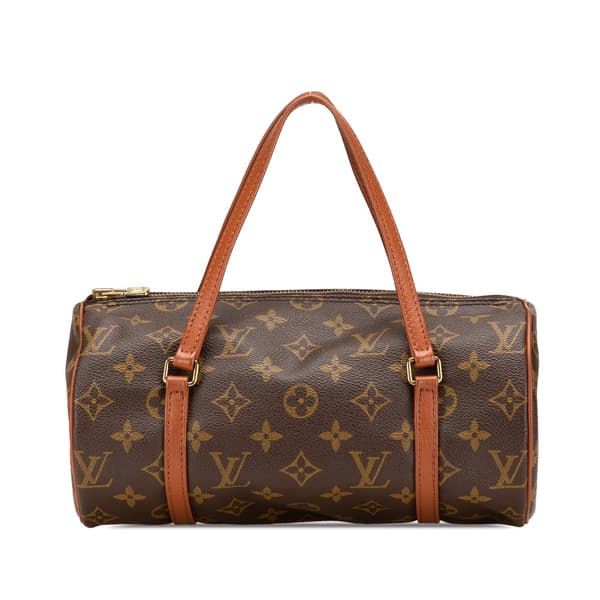 Pre-owned Louis Vuitton Monogram Papillon 26 Brown