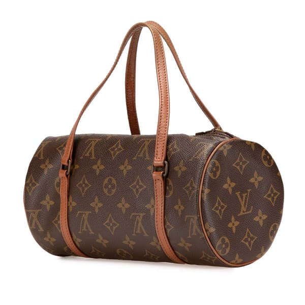 Pre-owned Louis Vuitton Monogram Papillon 26 Brown