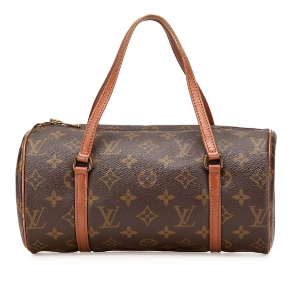 Pre-owned Louis Vuitton Monogram Papillon 26 Brown