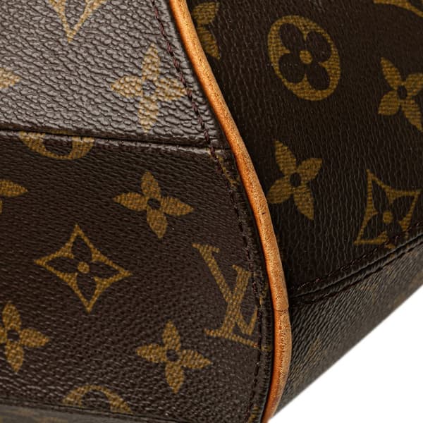 Pre-owned Louis Vuitton Monogram Ellipse MM Brown