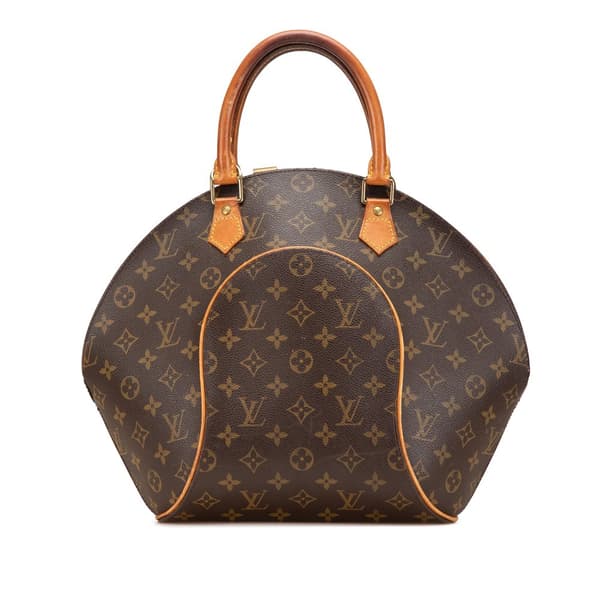 Pre-owned Louis Vuitton Monogram Ellipse MM Brown