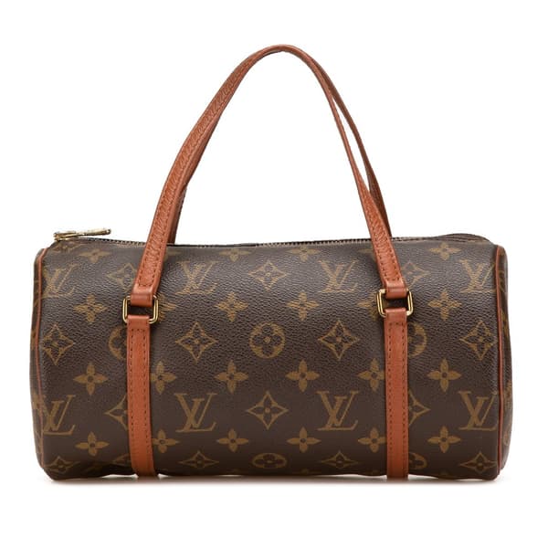 Pre-owned Louis Vuitton Monogram Papillon 26 Brown