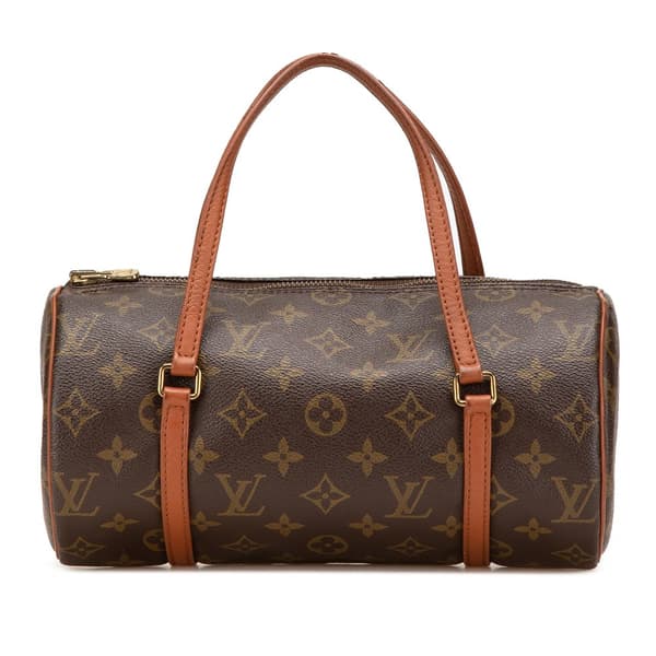 Pre-owned Louis Vuitton Monogram Papillon 26 Brown
