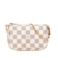 Miniatyrbilde 1 av 10: Pre-owned Louis Vuitton Damier Azur Mini Pochette Accessoires White