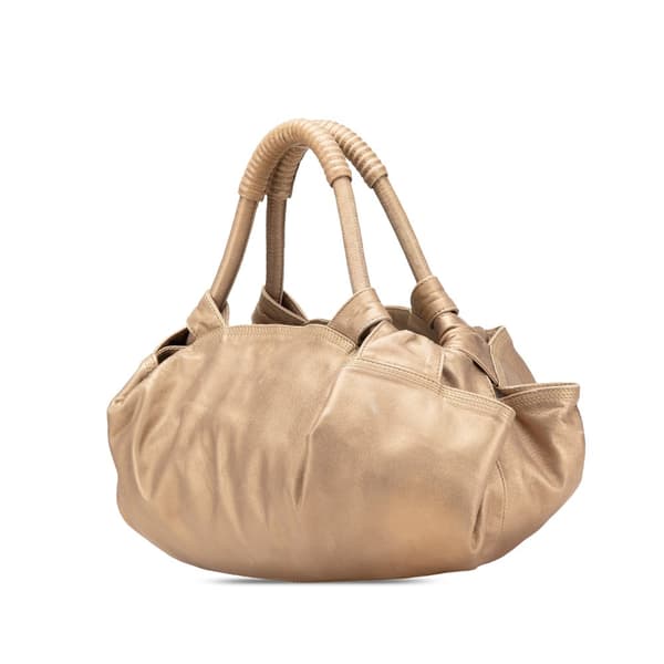 Pre-owned LOEWE Nappa Aire Handbag Gold