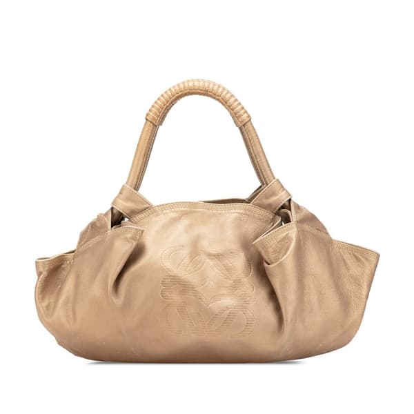 Pre-owned LOEWE Nappa Aire Handbag Gold
