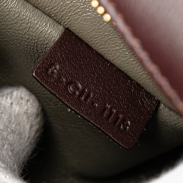 Pre-owned Celine Medium Tricolor Leather Trapeze Satchel Red