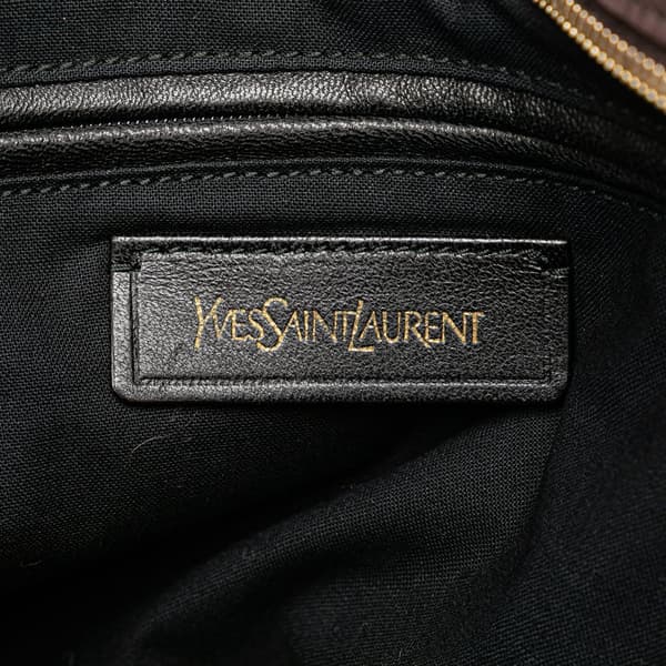 Pre-owned Yves Saint Laurent Medium Leather Cabas Chyc Satchel Brown