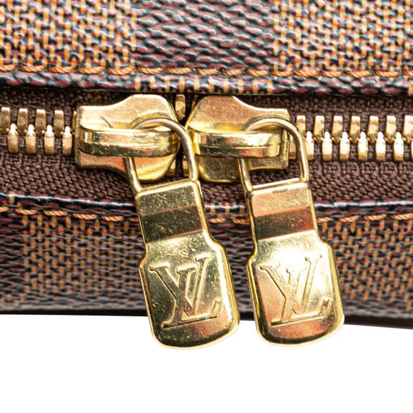 Pre-owned Louis Vuitton Damier Ebene Mini Sarria Brown