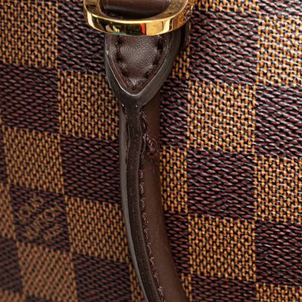 Pre-owned Louis Vuitton Damier Ebene Mini Sarria Brown