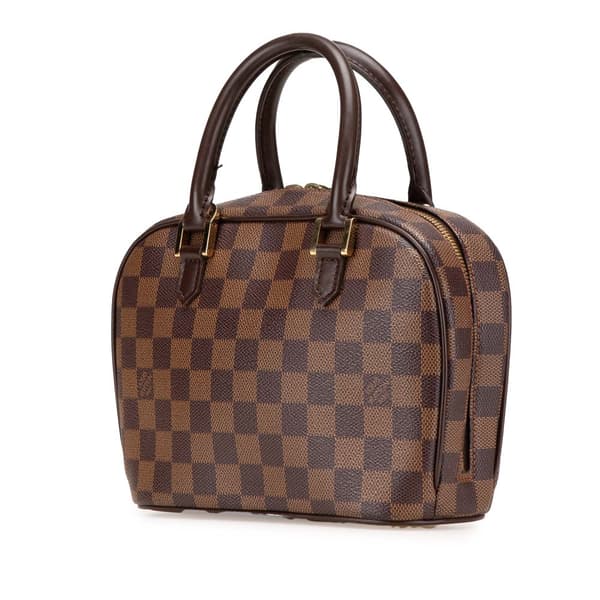 Pre-owned Louis Vuitton Damier Ebene Mini Sarria Brown