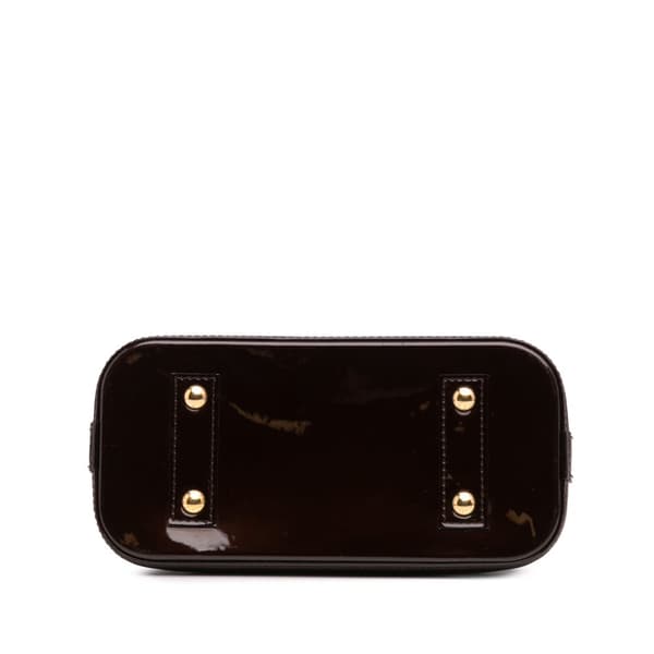 Pre-owned Louis Vuitton Monogram Vernis Alma BB Purple