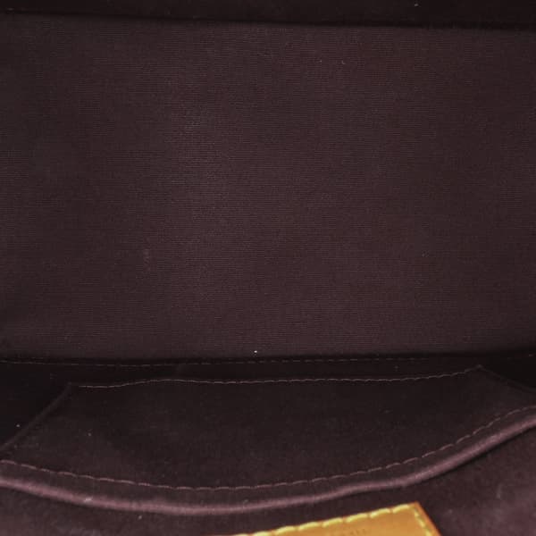 Pre-owned Louis Vuitton Monogram Vernis Alma BB Purple