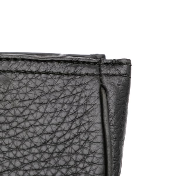 Pre-owned Gucci Medium Calfskin Bamboo Shopper Satchel Black