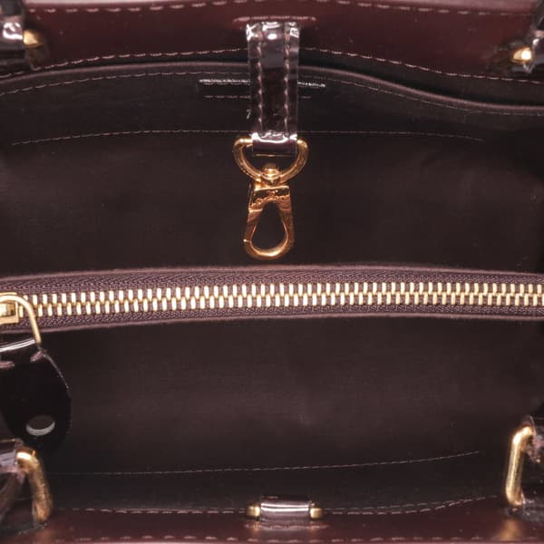 Pre-owned Louis Vuitton Monogram Vernis Montaigne BB Purple