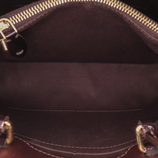Pre-owned Louis Vuitton Monogram Vernis Montaigne BB Purple