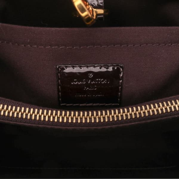 Pre-owned Louis Vuitton Monogram Vernis Montaigne BB Purple