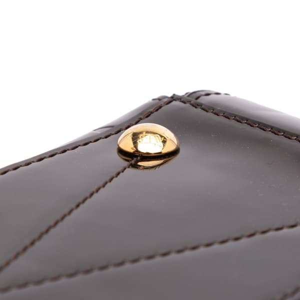 Pre-owned Louis Vuitton Monogram Vernis Montaigne BB Purple