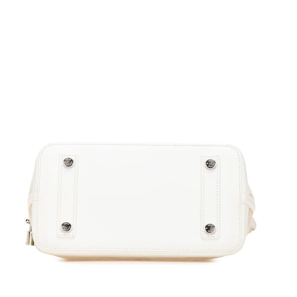 Pre-owned Louis Vuitton Limited Edition Monogram Transparence Lockit White