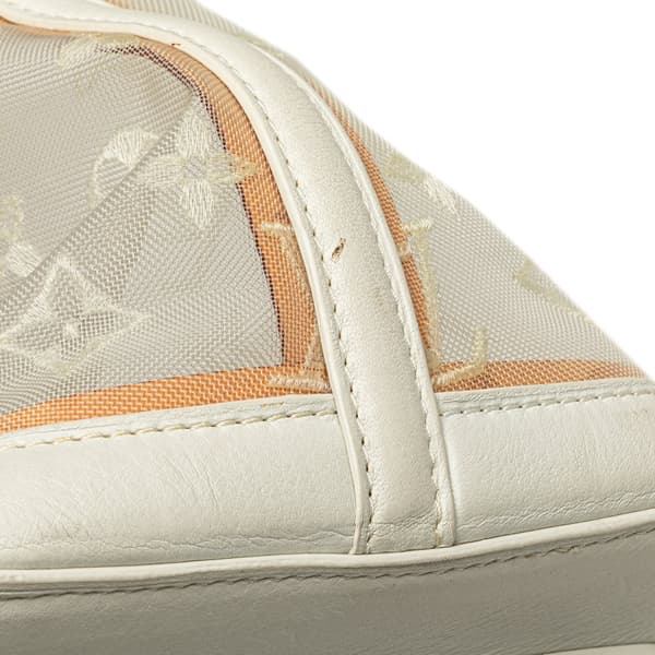 Pre-owned Louis Vuitton Limited Edition Monogram Transparence Lockit White