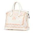 Miniatyrbilde 2 av 10: Pre-owned Louis Vuitton Limited Edition Monogram Transparence Lockit White