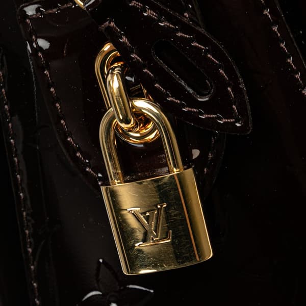 Pre-owned Louis Vuitton Monogram Vernis Melrose Avenue Purple