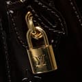 Miniatyrbilde 7 av 10: Pre-owned Louis Vuitton Monogram Vernis Melrose Avenue Purple