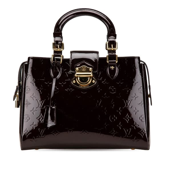 Pre-owned Louis Vuitton Monogram Vernis Melrose Avenue Purple