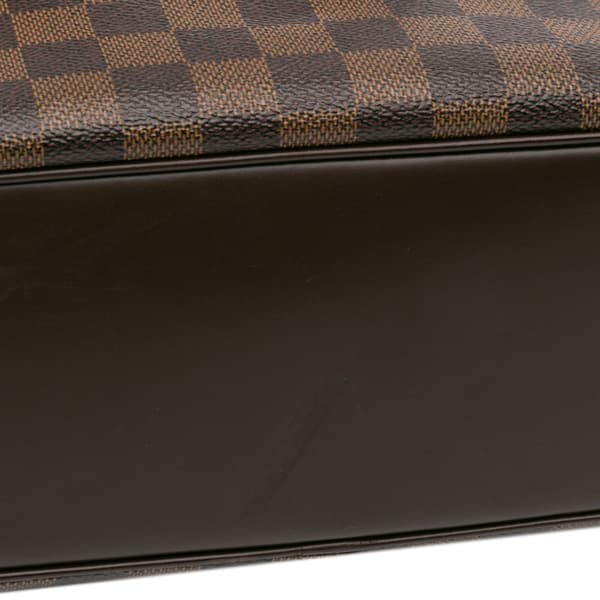 Pre-owned Louis Vuitton Damier Ebene Sarria Horizontal Brown