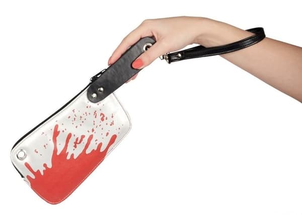 P'TIT Clown re22196, Handväska blodig hackbräda i konstläder