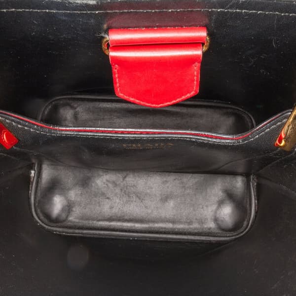 Pre-owned Prada Medium Saffiano Cuir Panier Red