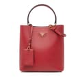 Miniatyrbilde 1 av 10: Pre-owned Prada Medium Saffiano Cuir Panier Red