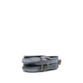 Miniatyrbild 3 av 10: Pre-owned Dior Mini Satin Crystal Embellished Saddle Gray