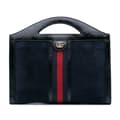 Miniatyrbillede 1 af 10: Pre-owned Gucci Suede Ophidia Satchel Blue