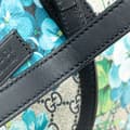 Miniatyrbild 7 av 10: Pre-owned Gucci GG Supreme Blooms Satchel Brown