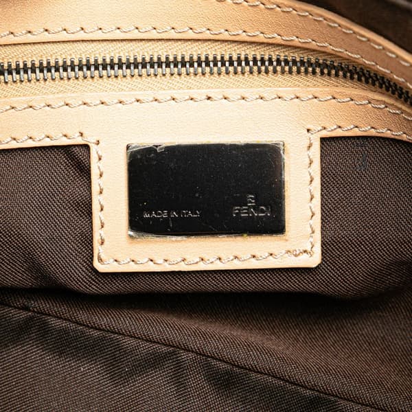 Pre-owned Fendi Zucchino Canvas Handbag Brown